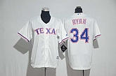 Texas Rangers #34 Nolan Ryan White New Cool Base Stitched Jersey,baseball caps,new era cap wholesale,wholesale hats